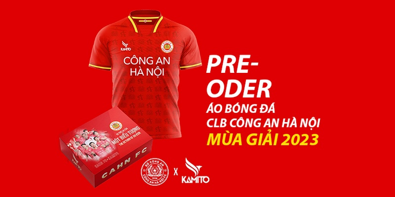 Áo đấu Công An Hà Nội cũng đã trải qua nhiều giai đoạn phát triển